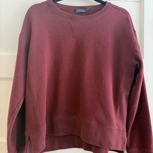 Ralph Lauren Maroon Sweatshirt